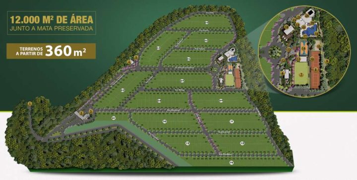 Terrenos 360 m², Forest Hill, Residence e Spa Resort, em Cianorte, PR.